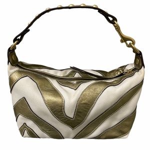 Coach Zebra Clutch / Make Up Bag